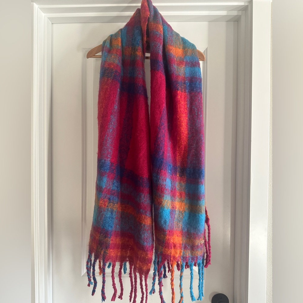 Chunky multicolored scarf